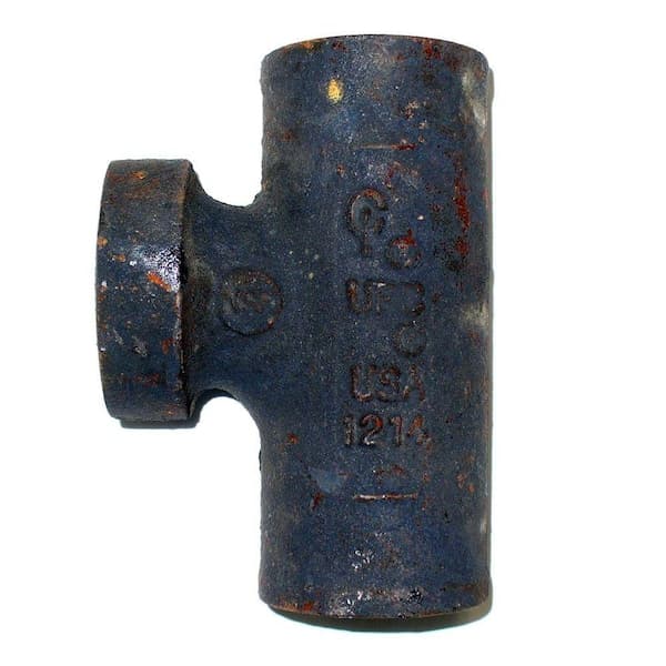 AB and I Foundry 2 in. x 2 in. x 1-1/2 in. Cast-Iron Sanitary Tee (2)