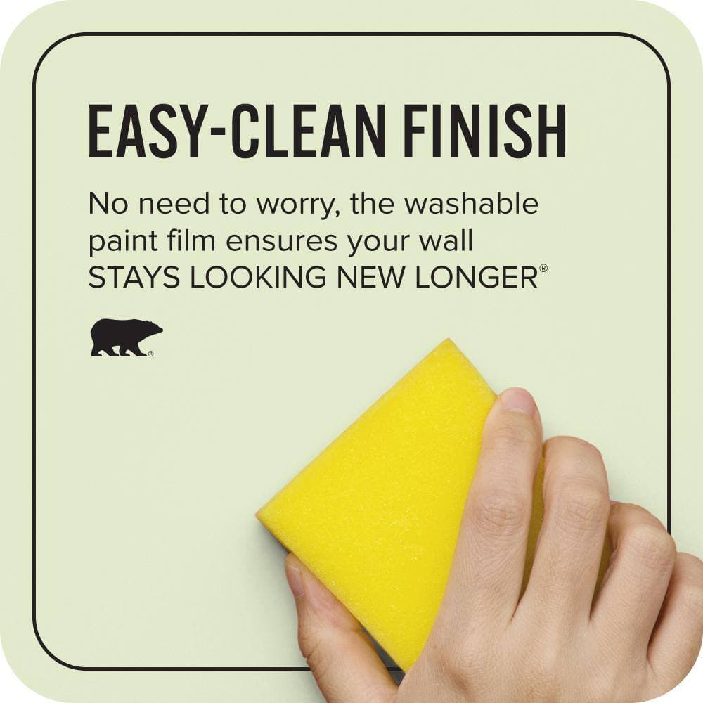 BEHR ULTRA 1 gal. #P370-2 Praying Mantis Extra Durable Satin Enamel Interior Paint & Primer (4)