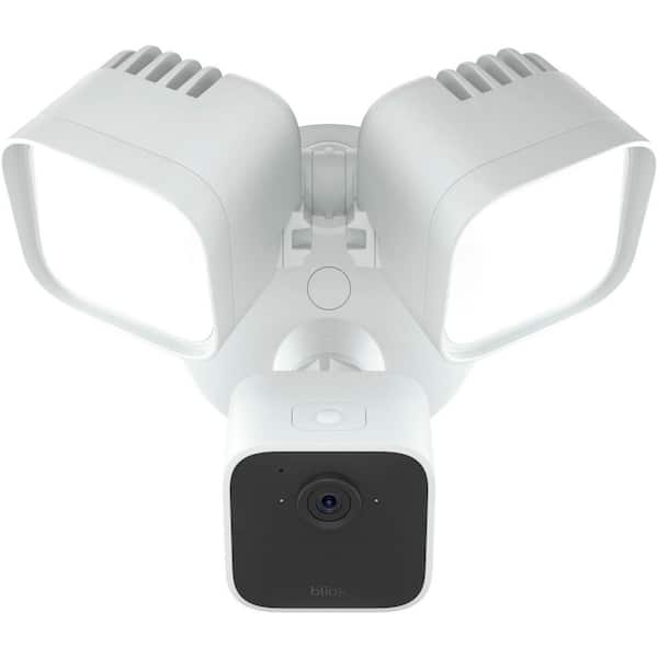 Blink Wired Floodlight Camera - Smart Security Camera, 2600 Lumens, HD Works with Alexa - 1 Camera (White) (2)