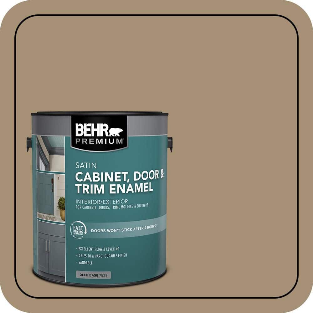 BEHR PREMIUM 1 gal. #N300-5 Hidden Treasure Satin Enamel Interior/Exterior Cabinet, Door & Trim Paint