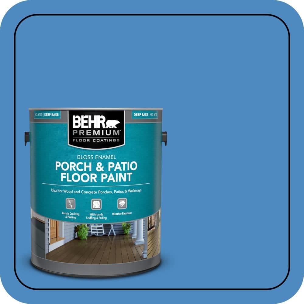 BEHR PREMIUM 1 gal. #P520-5 Boat House Gloss Enamel Interior/Exterior Porch and Patio Floor Paint