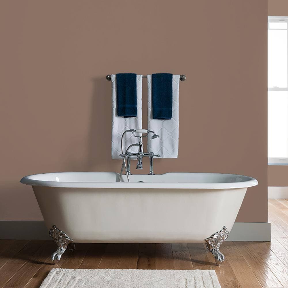 Glidden 8 oz PPG1073-6 Derby Brown Satin Interior Paint Sample (3)