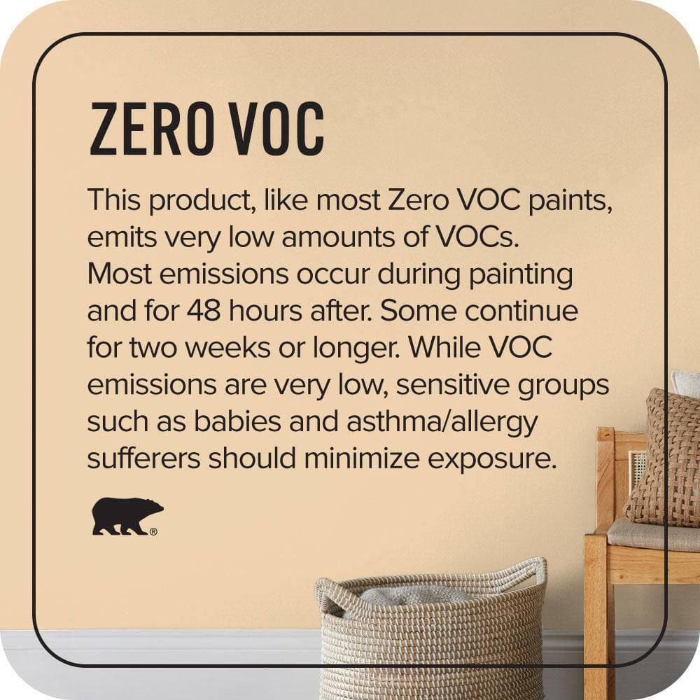 BEHR PREMIUM PLUS #MQ3-43 Ceramic Beige Enamel Low Odor & Primer (4)