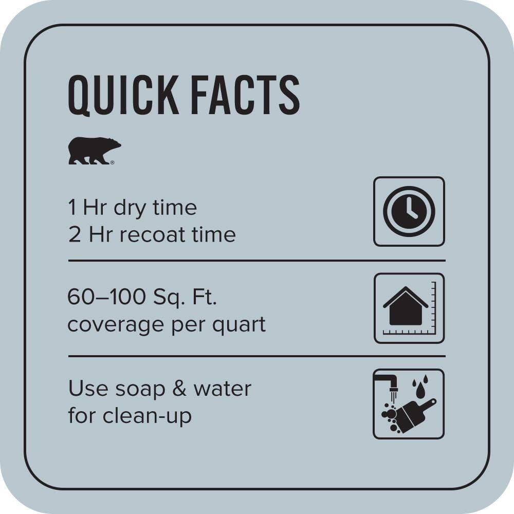 BEHR PREMIUM PLUS 1 qt. #560E-3 Silver Strand Semi-Gloss Enamel EcoMix Plant-Based Interior Paint & Primer (3)
