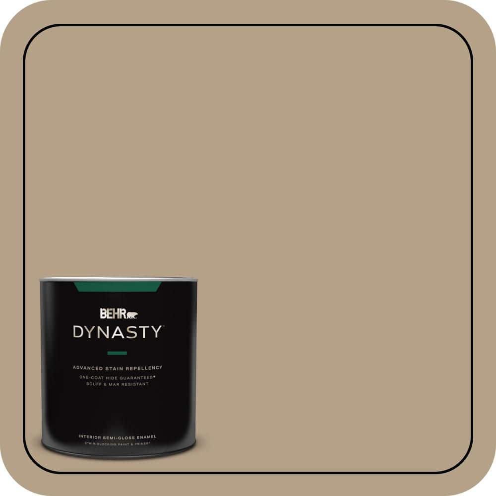 BEHR DYNASTY 1 qt. #MQ2-47 Midtown One-Coat Hide Semi-Gloss Enamel Interior Stain-Blocking Paint and Primer