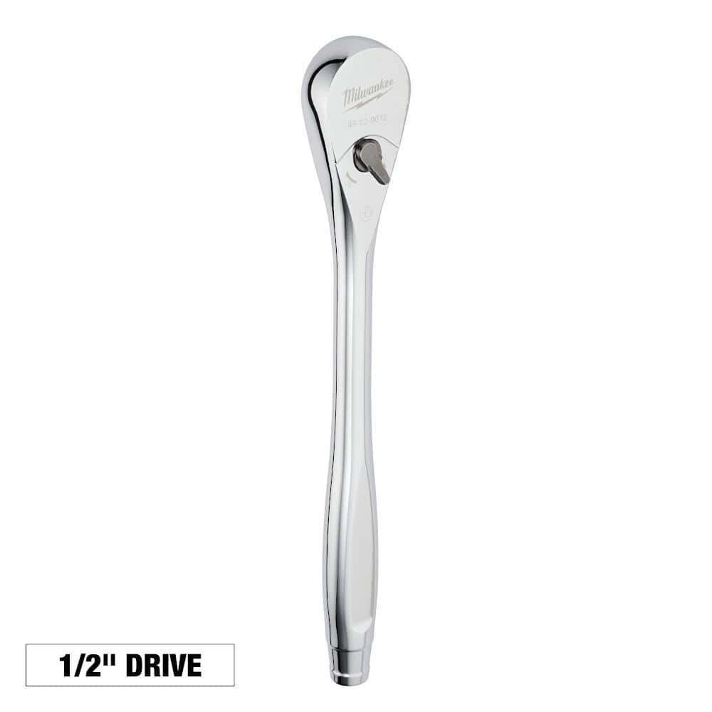 Milwaukee . Drive Ratchet and 3/8 in. Drive 90-Tooth 5 in. Stubby Ratchet (2-Piece) (4)