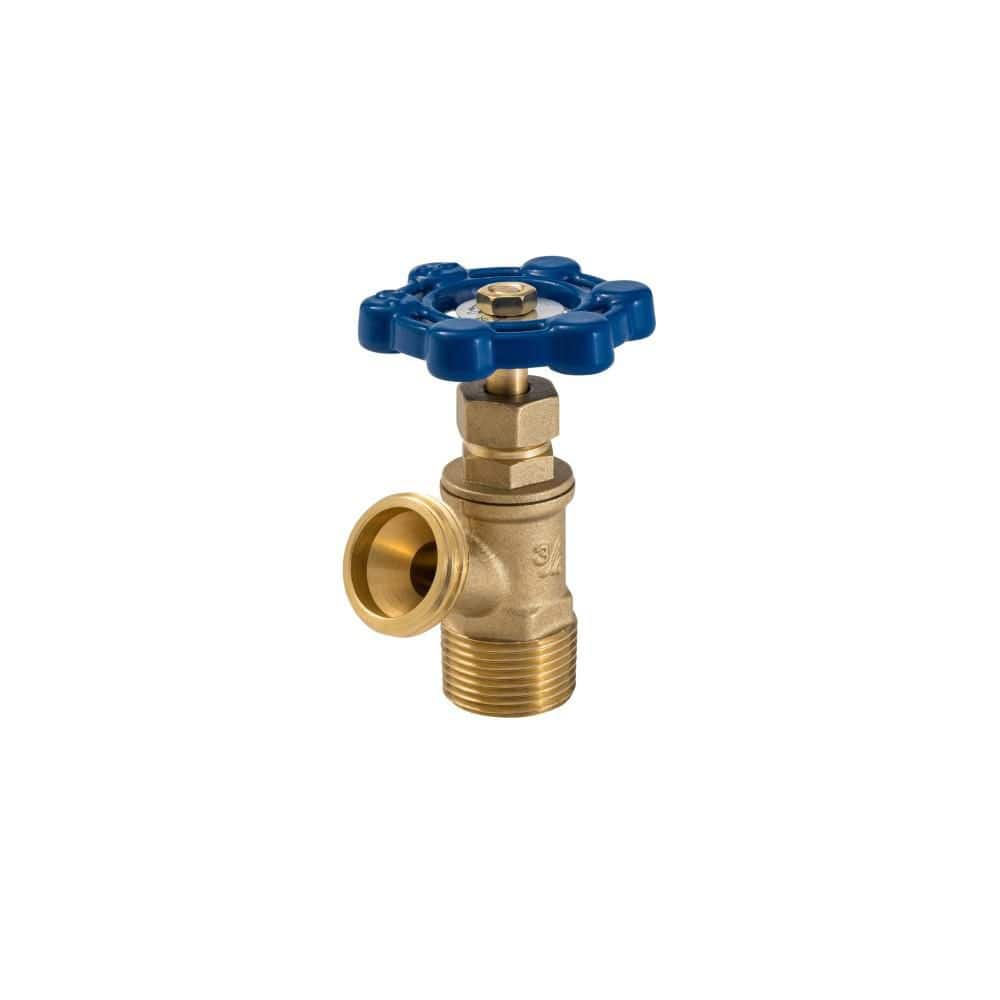 Everbilt 3/4 in. x 3/4 in. MPT x MHT Brass Boiler Drain Valve