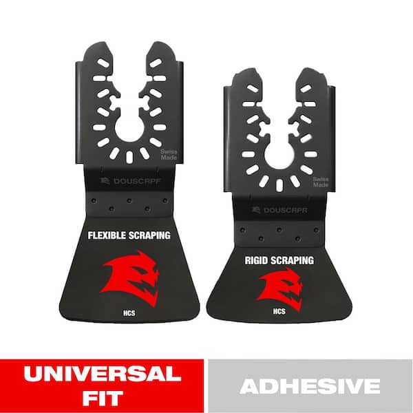 DIABLO Universal Fit High Carbon Steel Oscillating Scraper Set for Adhesive Removal (2)