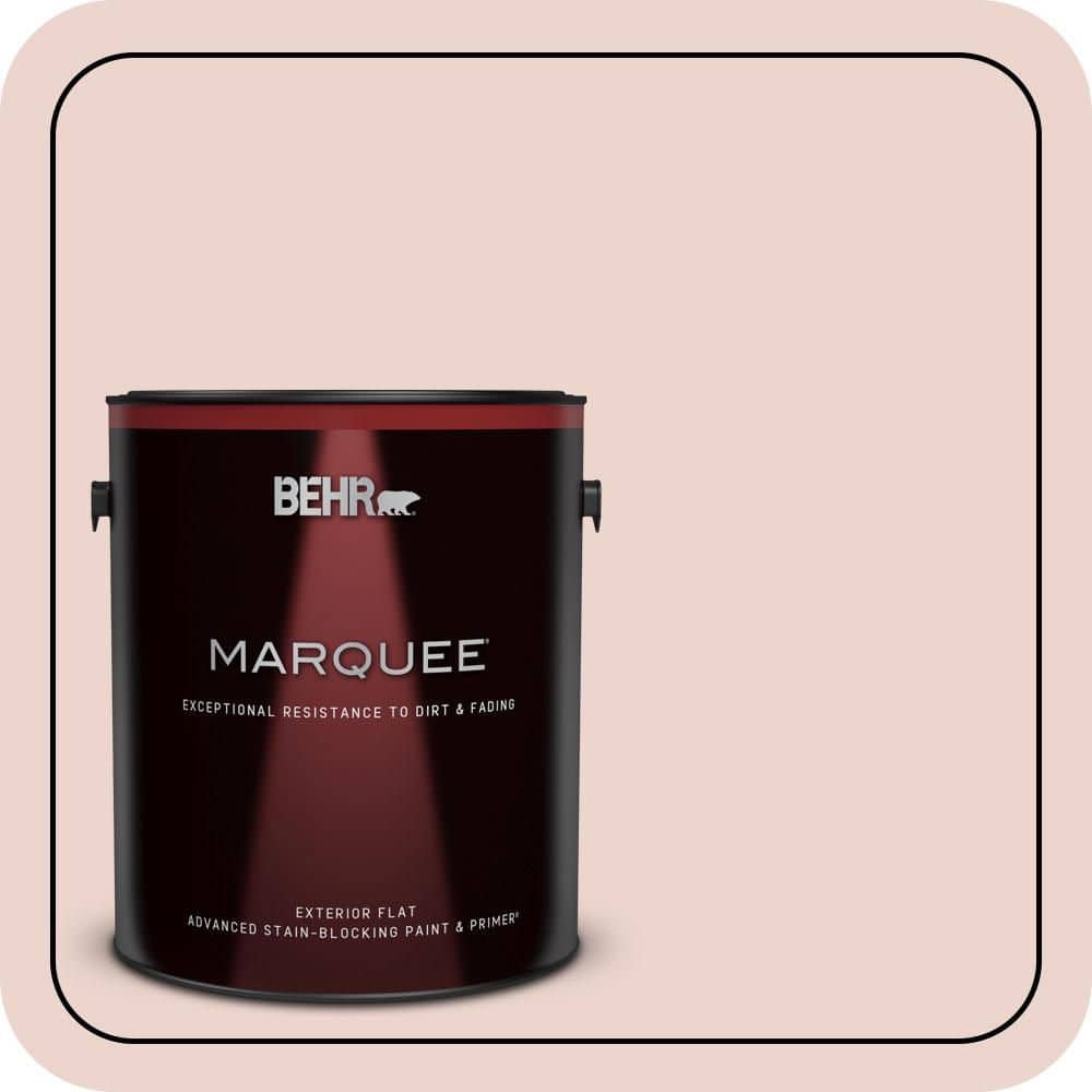 BEHR MARQUEE 1 gal. #S170-1 Ole Pink Flat Exterior Paint & Primer (1)