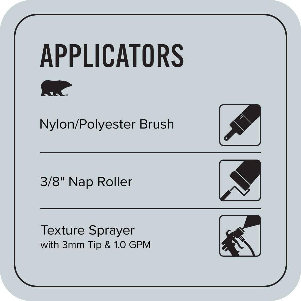 BEHR PREMIUM #N480-1 Textured Low-Lustre Enamel Interior/Exterior Porch and Patio Anti-Slip Floor Paint (4)