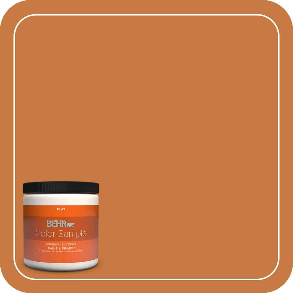 BEHR PREMIUM PLUS #M230-7 Rumba Orange Enamel Low Odor & Primer (1)