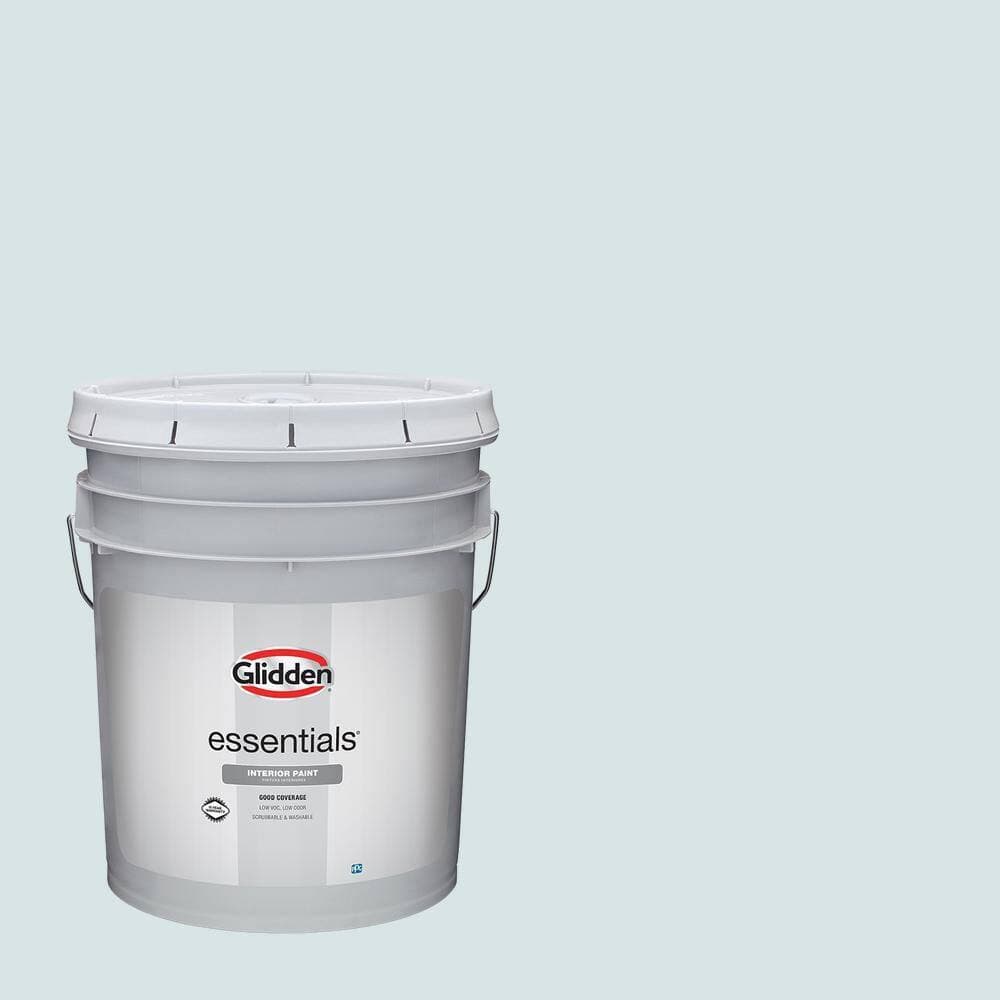 Glidden Essentials 5 gal. #PPG1151-1 Beachcomber Semi-Gloss Interior Paint