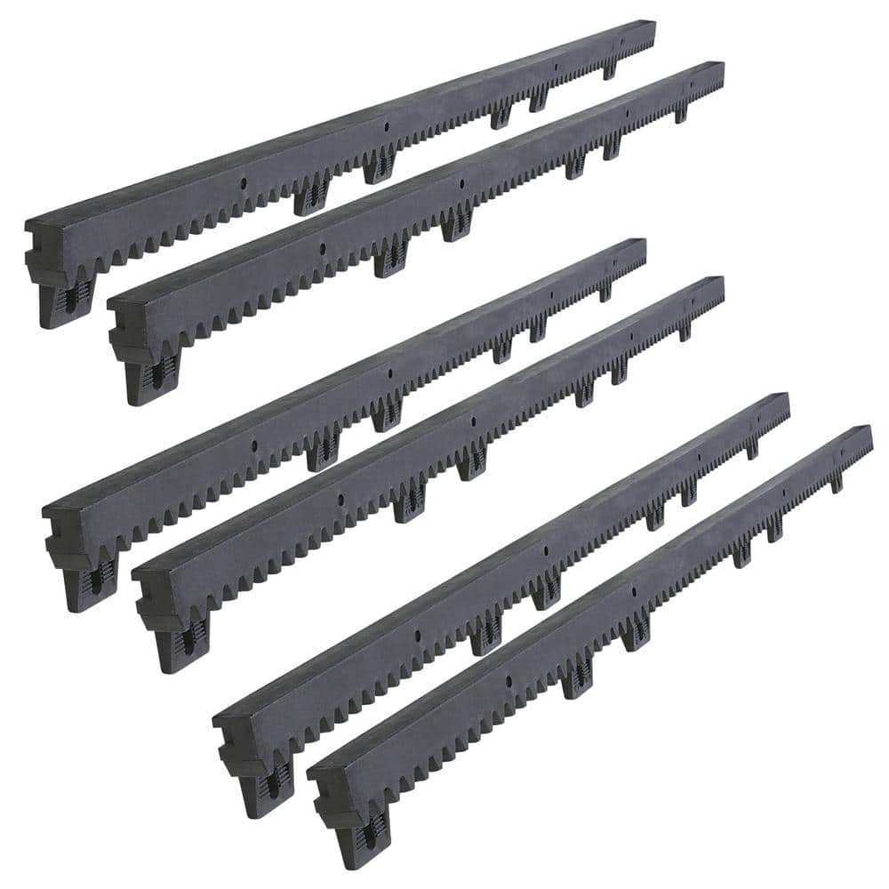 ALEKO Fiberglass Reinforced Nylon Gear Rack with Metal Insert 19.6 ft. (1)