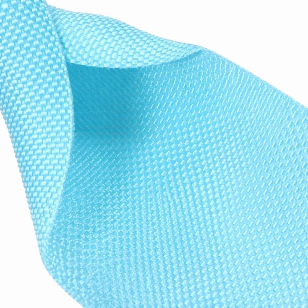 Unbranded 1/2 in Split Braided Cable Management Sleeve 10 ft Sky Blue Wire Loom Cord Protector for USB Power AV (3)