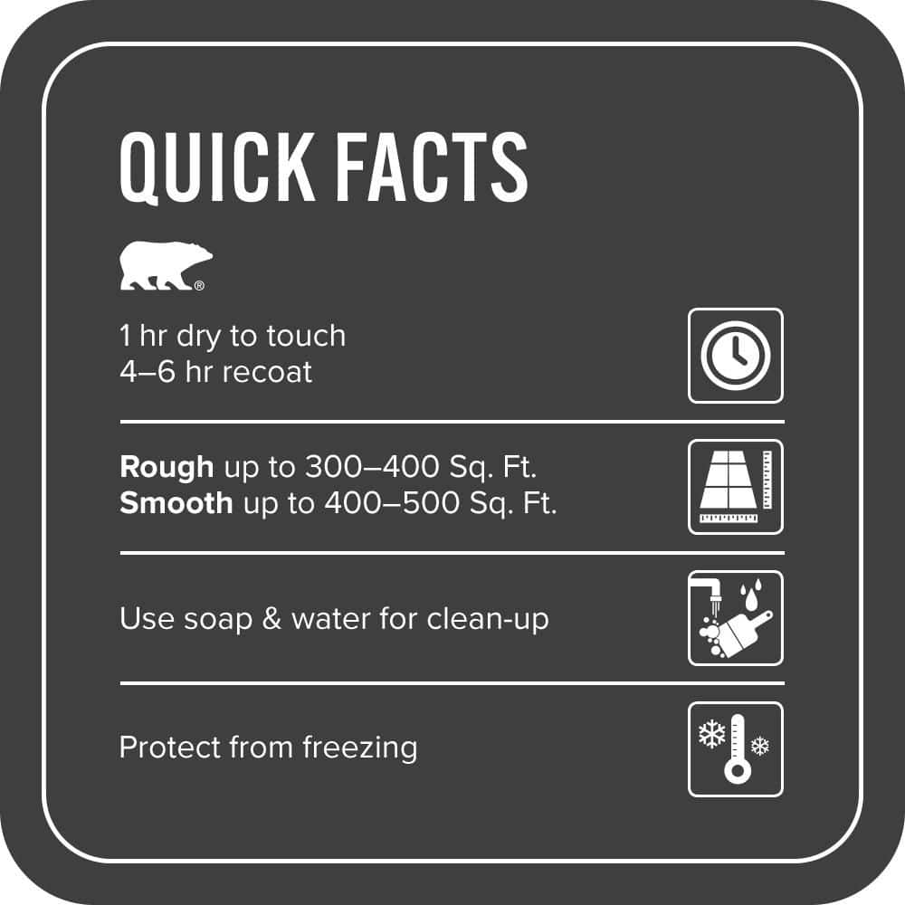 BEHR PREMIUM #OSHA-8 Self-Priming 1-Part Epoxy Satin Interior/Exterior Concrete and Garage Floor Paint (4)