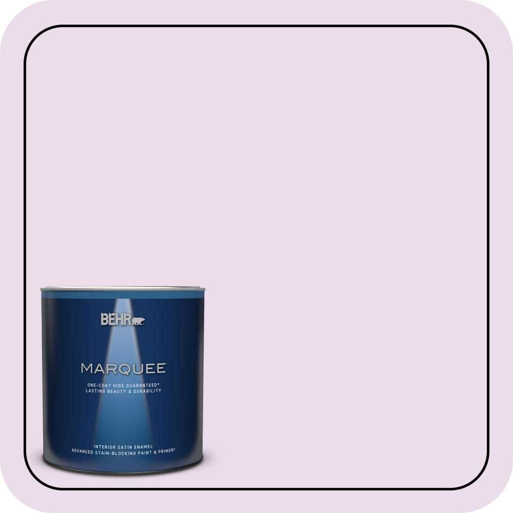BEHR MARQUEE 1 qt. #P100-1 Sprinkle Satin Enamel Interior Paint & Primer