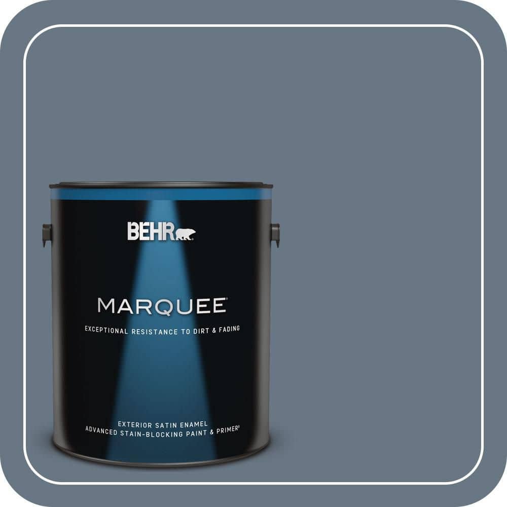 BEHR MARQUEE 1 gal. #MQ5-19 Hypnotic Satin Enamel Exterior Paint & Primer