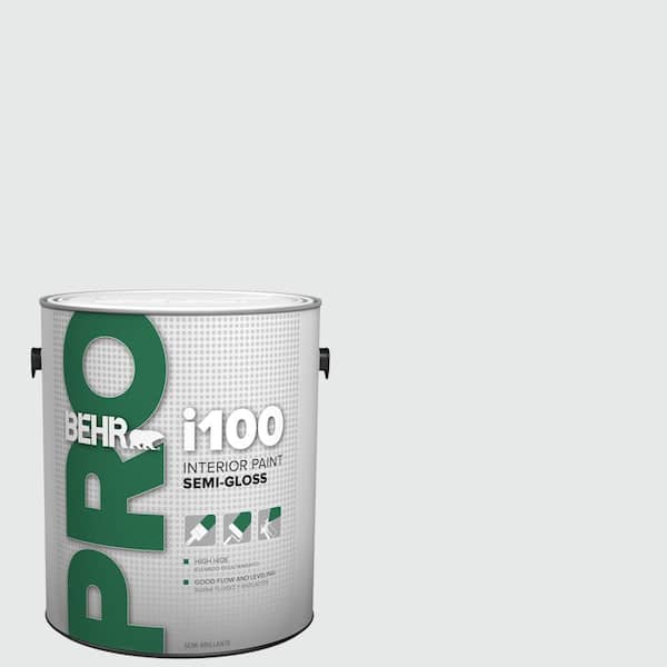 BEHR PRO 1 gal. #PR-W10 Swirling Water Semi-Gloss Interior Paint (2)