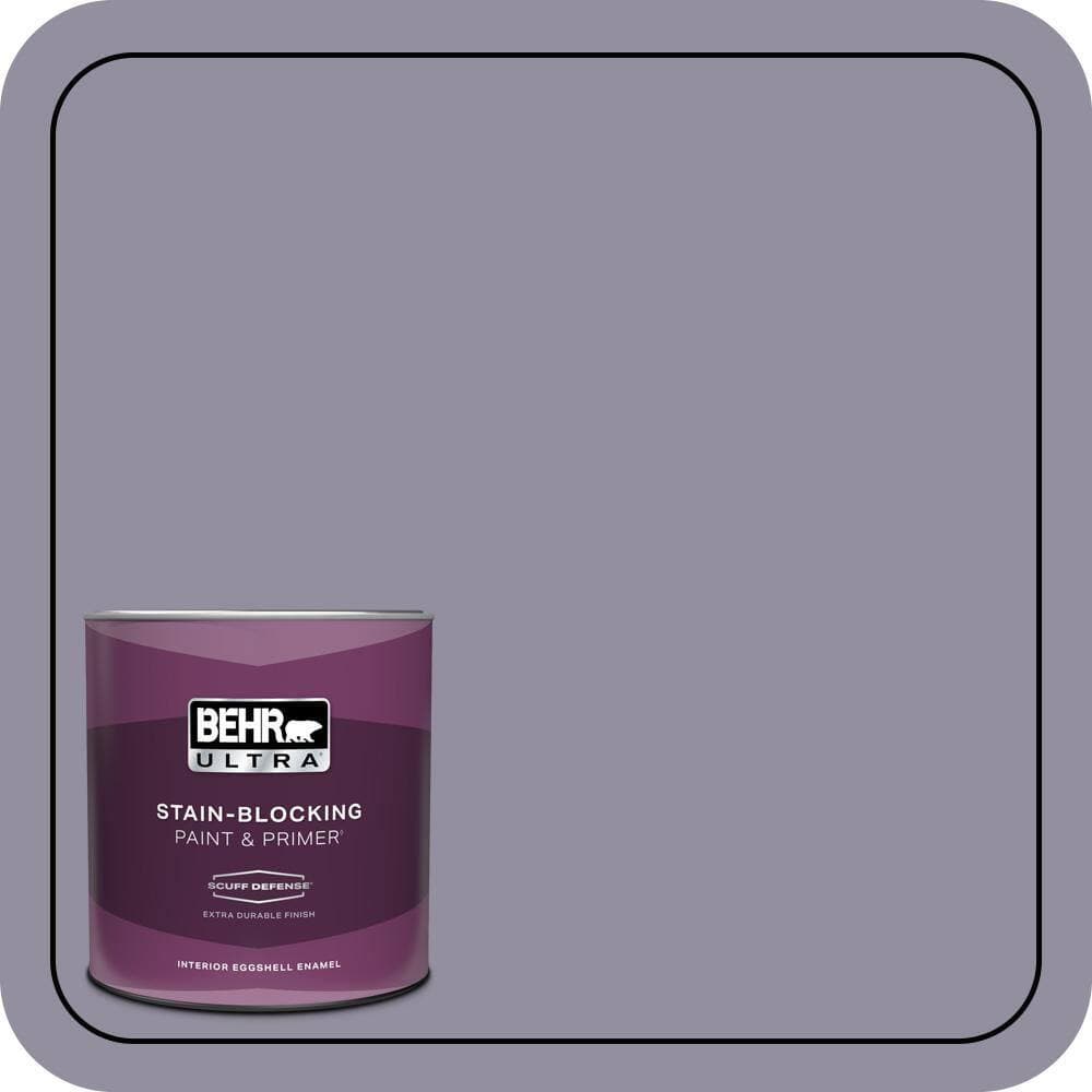 BEHR ULTRA 1 qt. #N560-4 Evening in Paris Extra Durable Eggshell Enamel Interior Paint & Primer