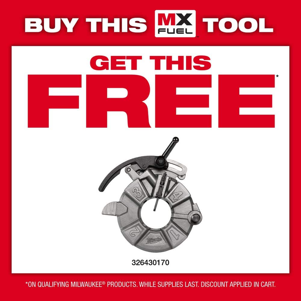 Milwaukee MX FUEL Lithium-Ion Cordless 1/2 in. to 2in. Pipe Threading Machine w/(2) Batteries and Charger (2)
