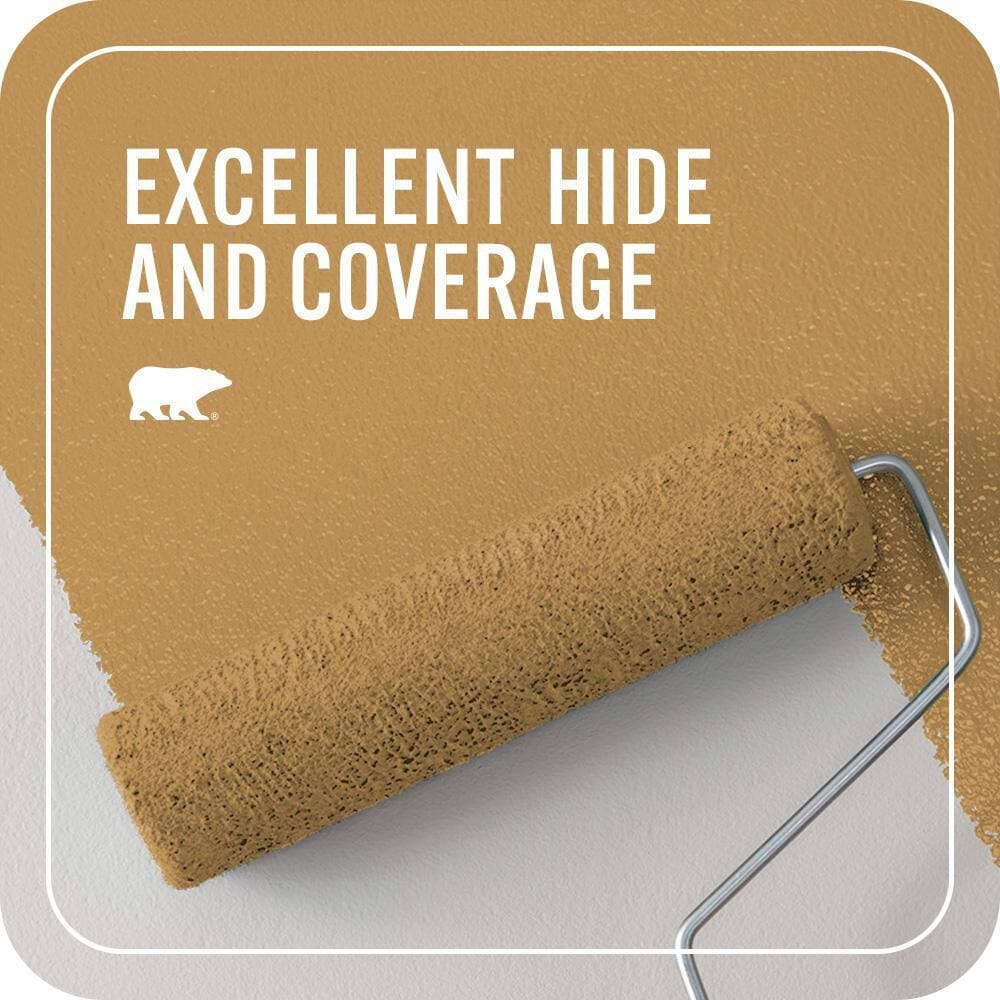 BEHR PREMIUM PLUS #T12-5 Lone Star Flat Interior/Exterior Paint & Primer Color Sample (4)