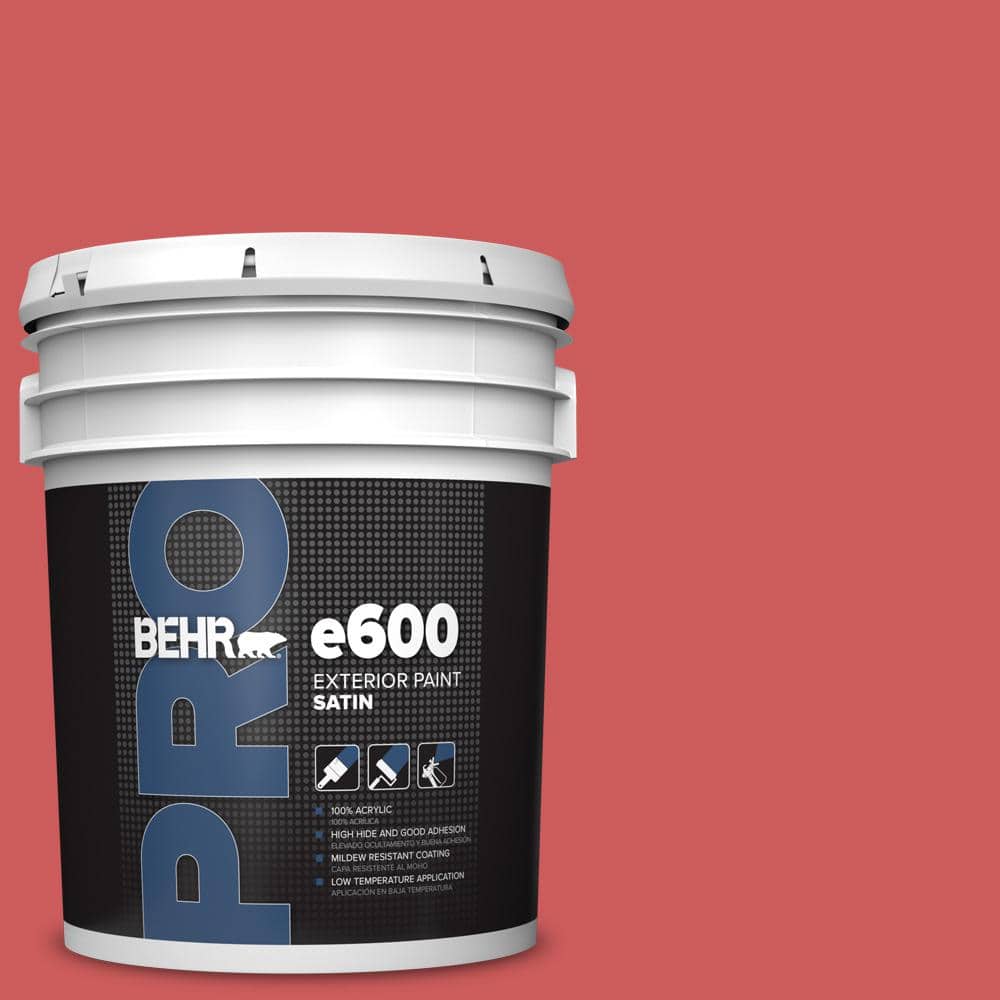 BEHR PRO 5 gal. #P160-5 Pinkadelic Satin Exterior Paint
