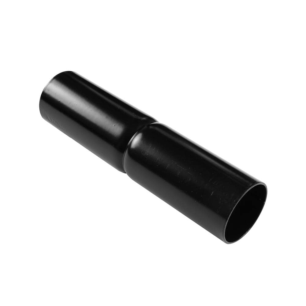 Everbilt 1-3/8 in. Dia. x 6 in. Long Chain Link Fence Black Steel Top Rail Sleeve (2)