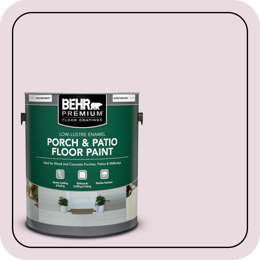 BEHR PREMIUM #S120-1 Low-Lustre Enamel Interior/Exterior Porch and Patio Floor Paint (1)