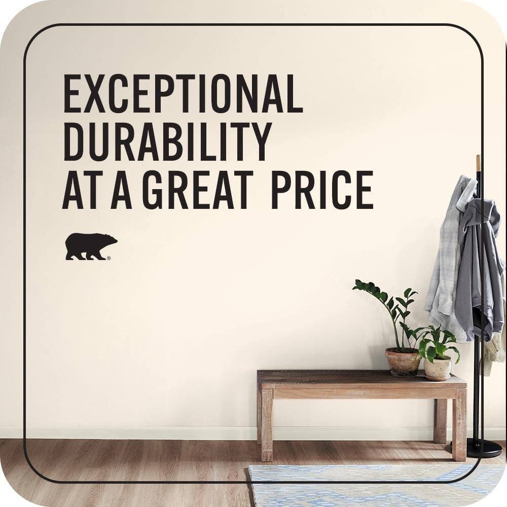 BEHR PREMIUM PLUS #ECC-49-2 Historic Cream Flat EcoMix Plant-Based & Primer (4)