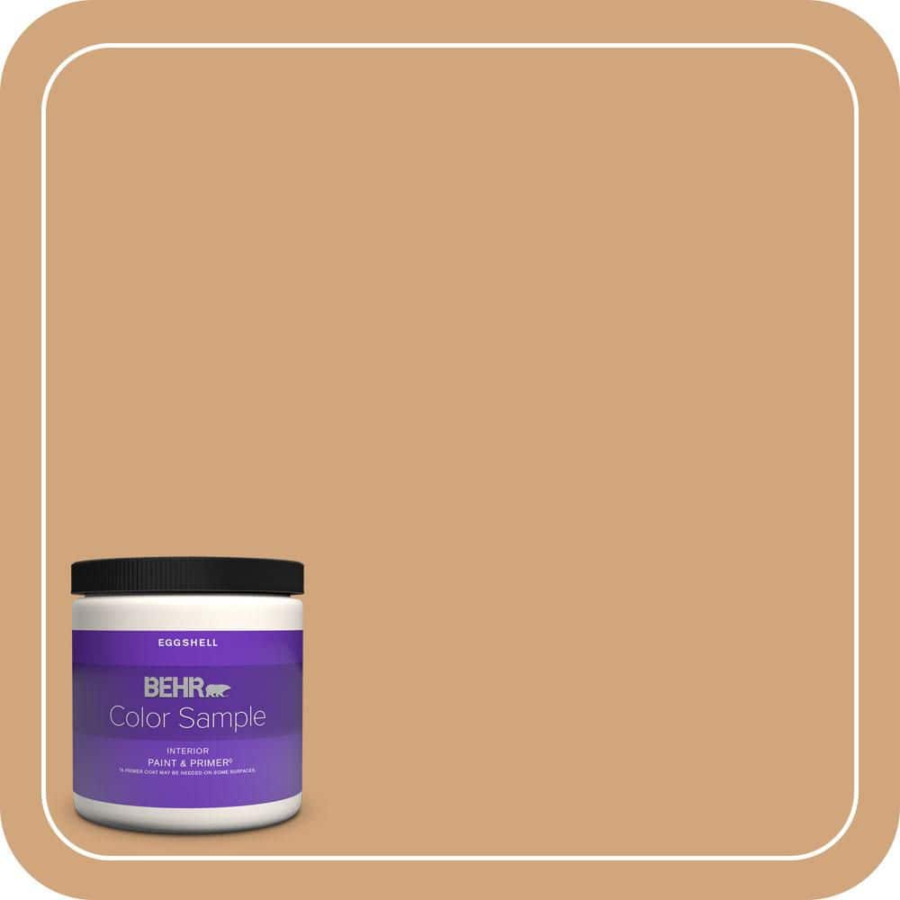 BEHR PREMIUM PLUS 8 oz. #MQ2-07 City Sunrise Eggshell Enamel Interior Paint & Primer Color Sample