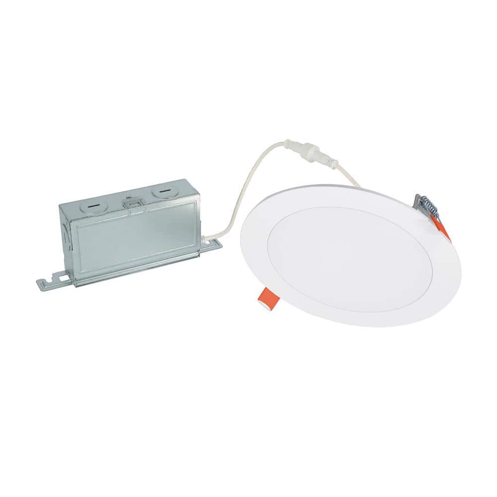HALO 1-Pack HLBSL 6 in. Can Less Integrated LED, 900 Lumens, 5CCT, White (1)