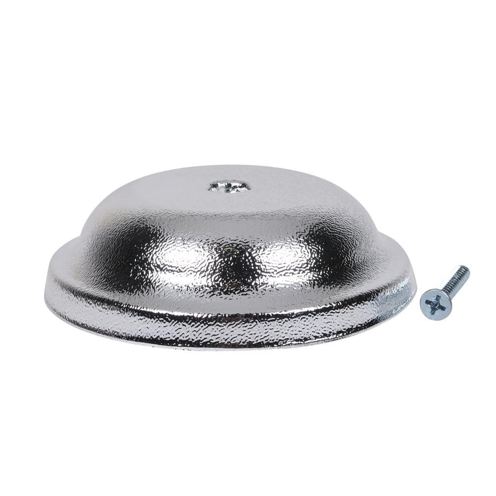 Oatey 5 in. Plastic Bell Cleanout Cover Plate in Chrome (4)