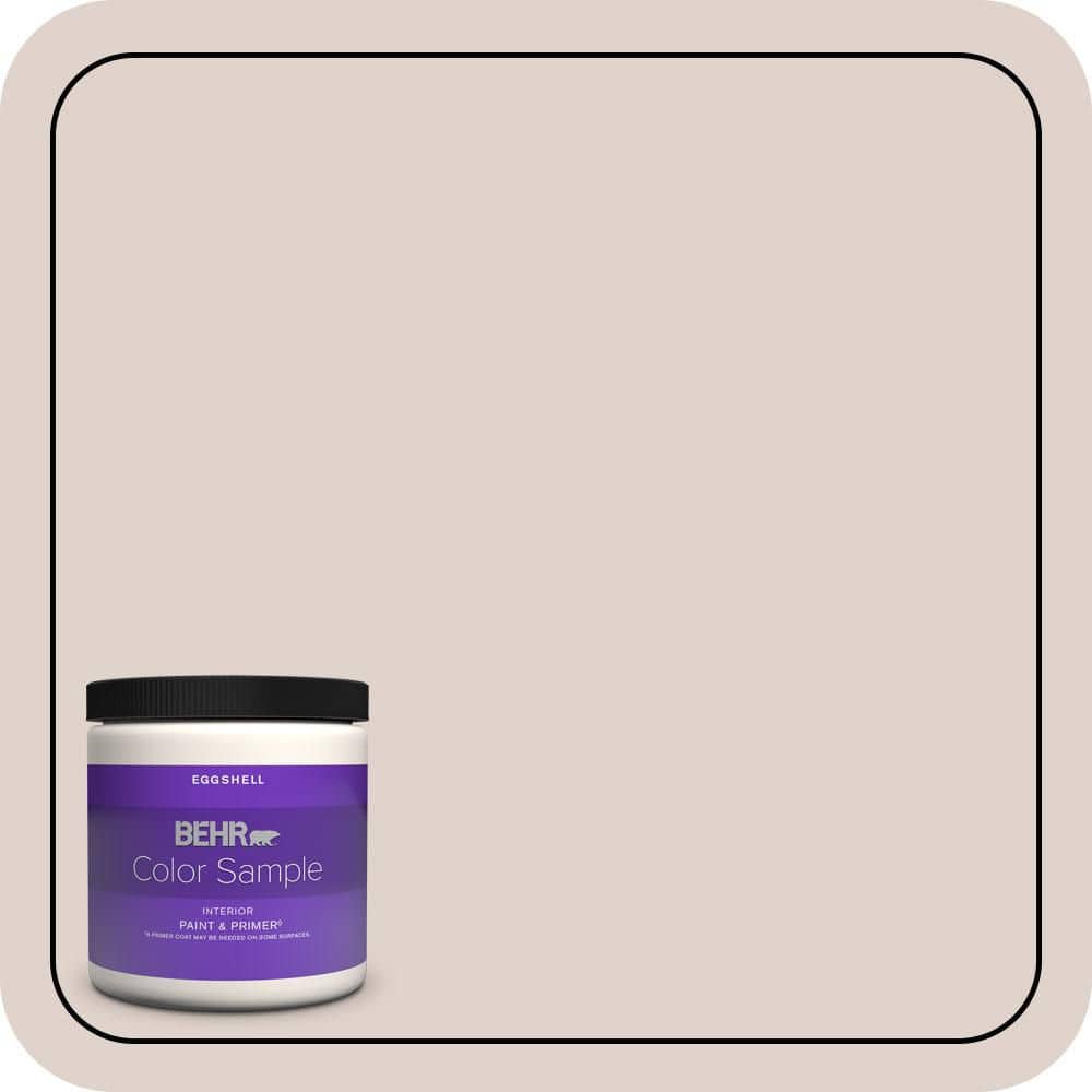 BEHR PREMIUM PLUS 8 oz. #MQ3-07 Vision of Light Eggshell Enamel Interior Paint & Primer Color Sample