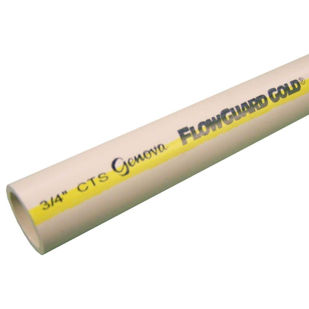Genova Products FlowGuard Gold 3/4 in. x 10 ft. CPVC Pipe