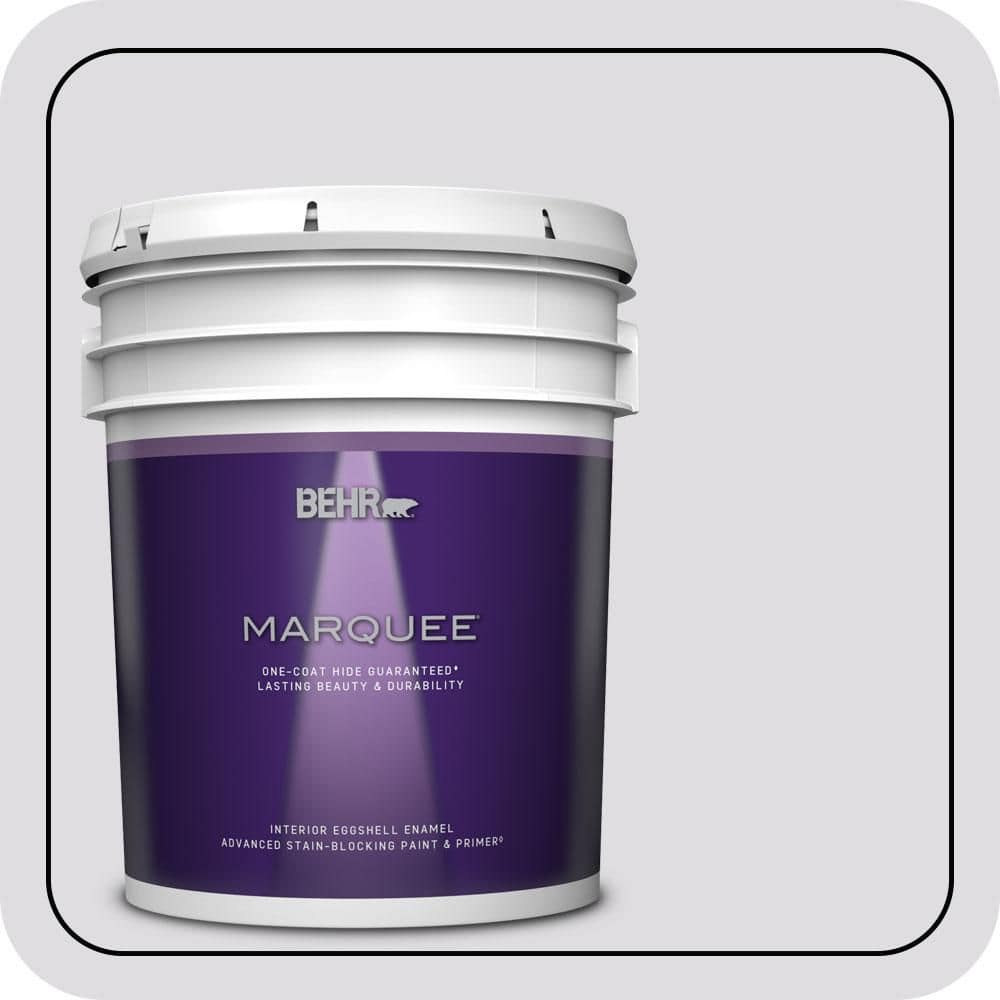 BEHR MARQUEE 5 gal. #N100-1 Enigma Eggshell Enamel Interior Paint & Primer