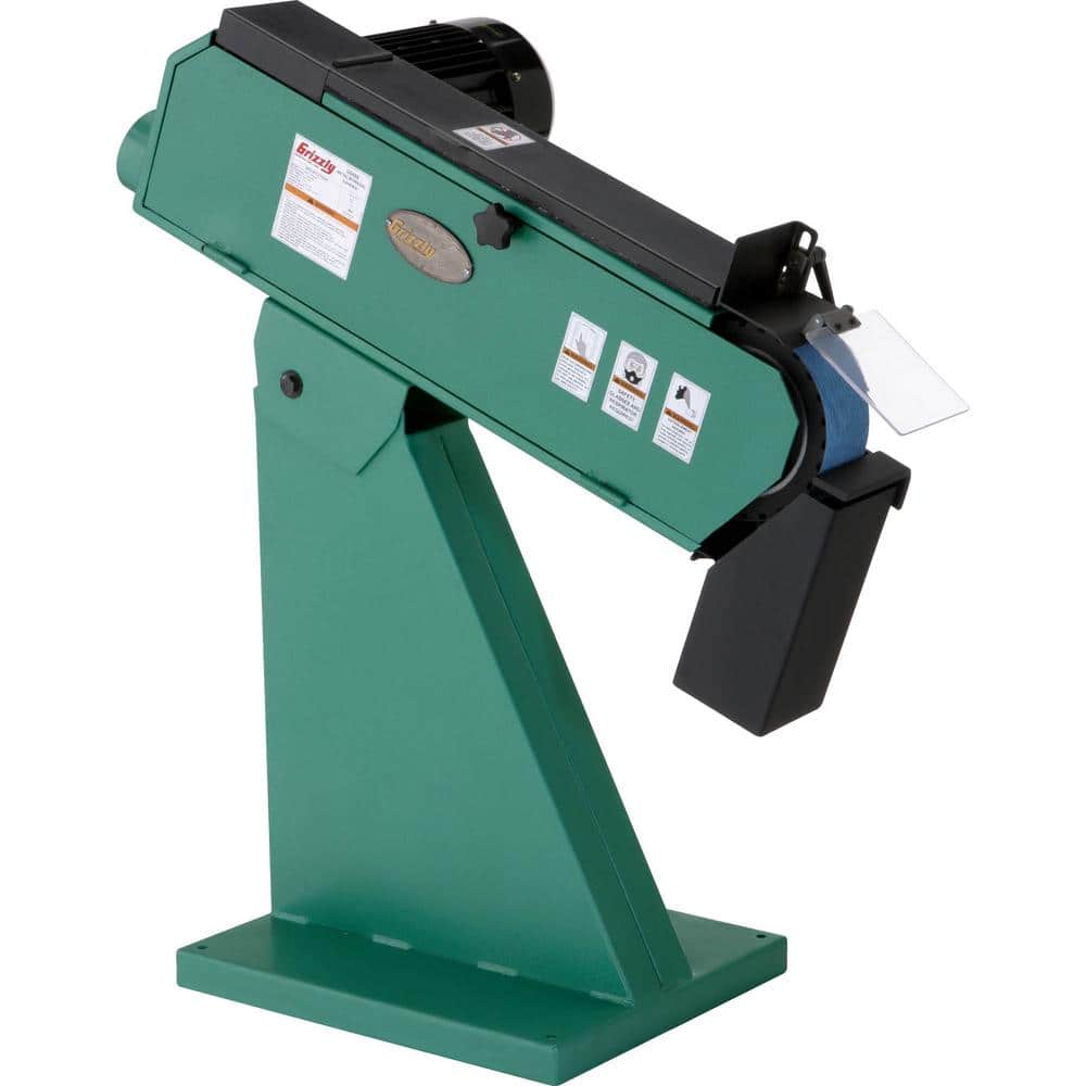 Grizzly Industrial 3 in. x 79 in. 2-Wheel Metal Belt Grinder/Sander