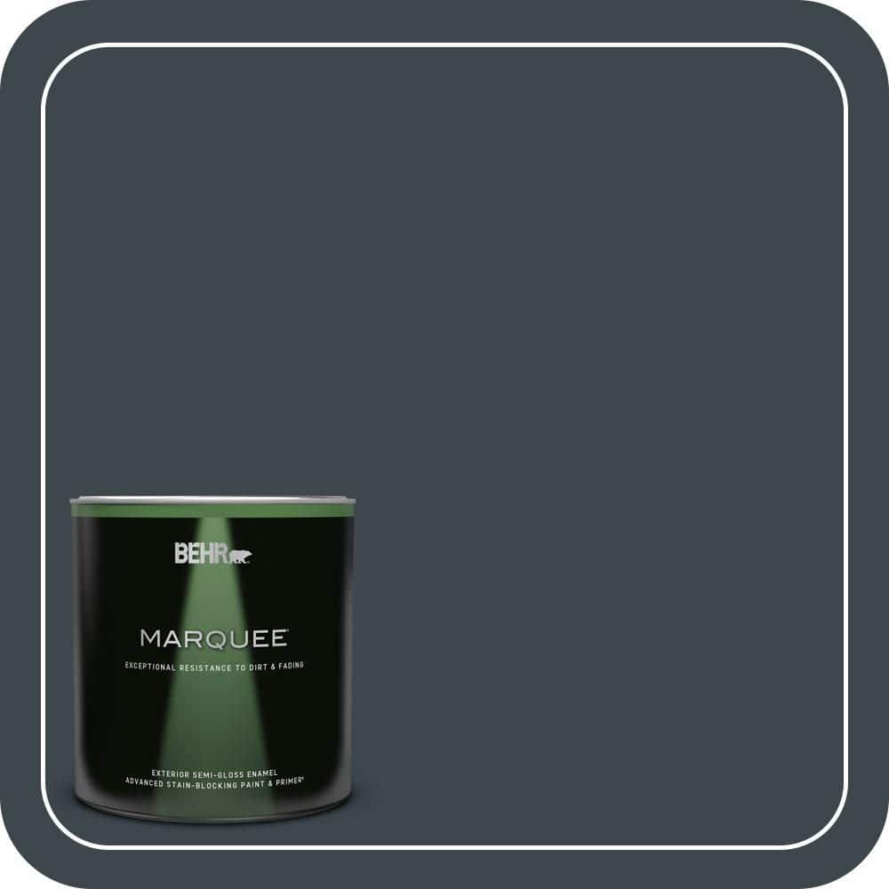 BEHR MARQUEE 1 qt. #PPU25-23 Winter Way Semi-Gloss Enamel Exterior Paint & Primer (1)