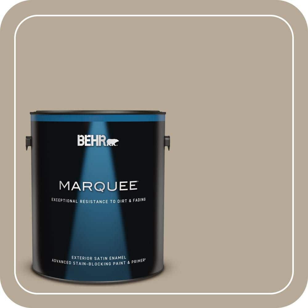 BEHR MARQUEE 1 gal. #MQ2-20 Safari Chic Satin Enamel Exterior Paint & Primer