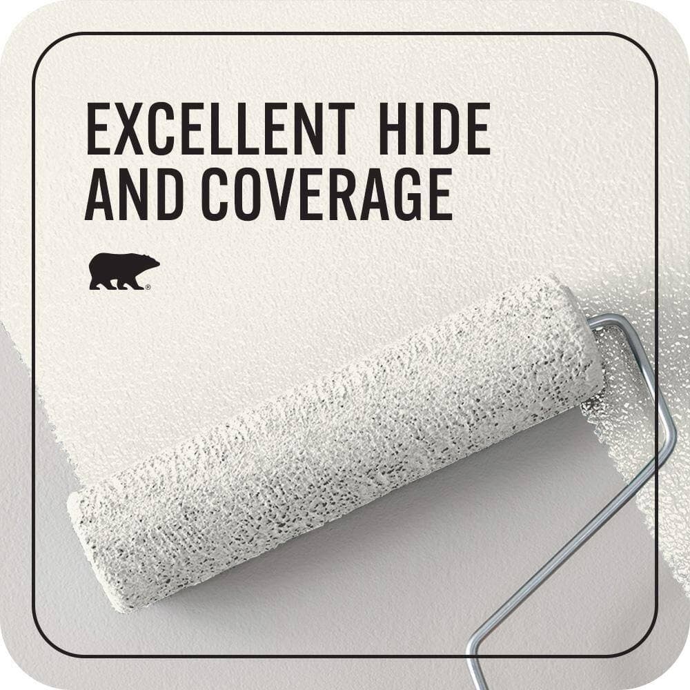 BEHR PREMIUM PLUS #ECC-38-2 Icy Tundra Enamel EcoMix Plant-Based & Primer (2)