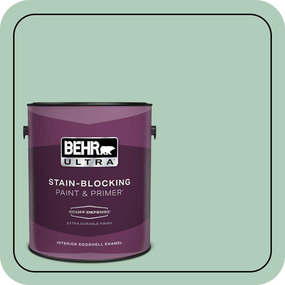 BEHR ULTRA 1 gal. #T13-12 Jazzy Jade Extra Durable Eggshell Enamel Interior Paint & Primer