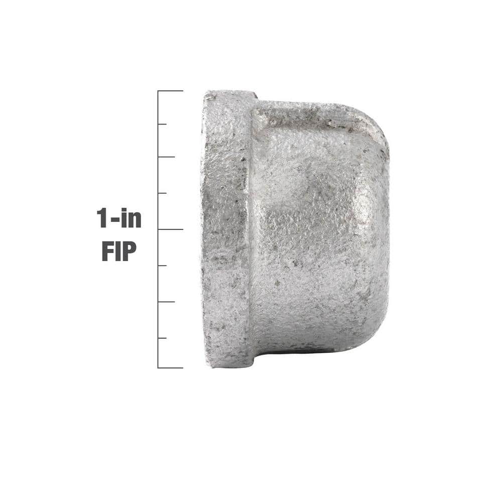 Southland 1 in. Galvanized Malleable Iron Cap Fitting (4)