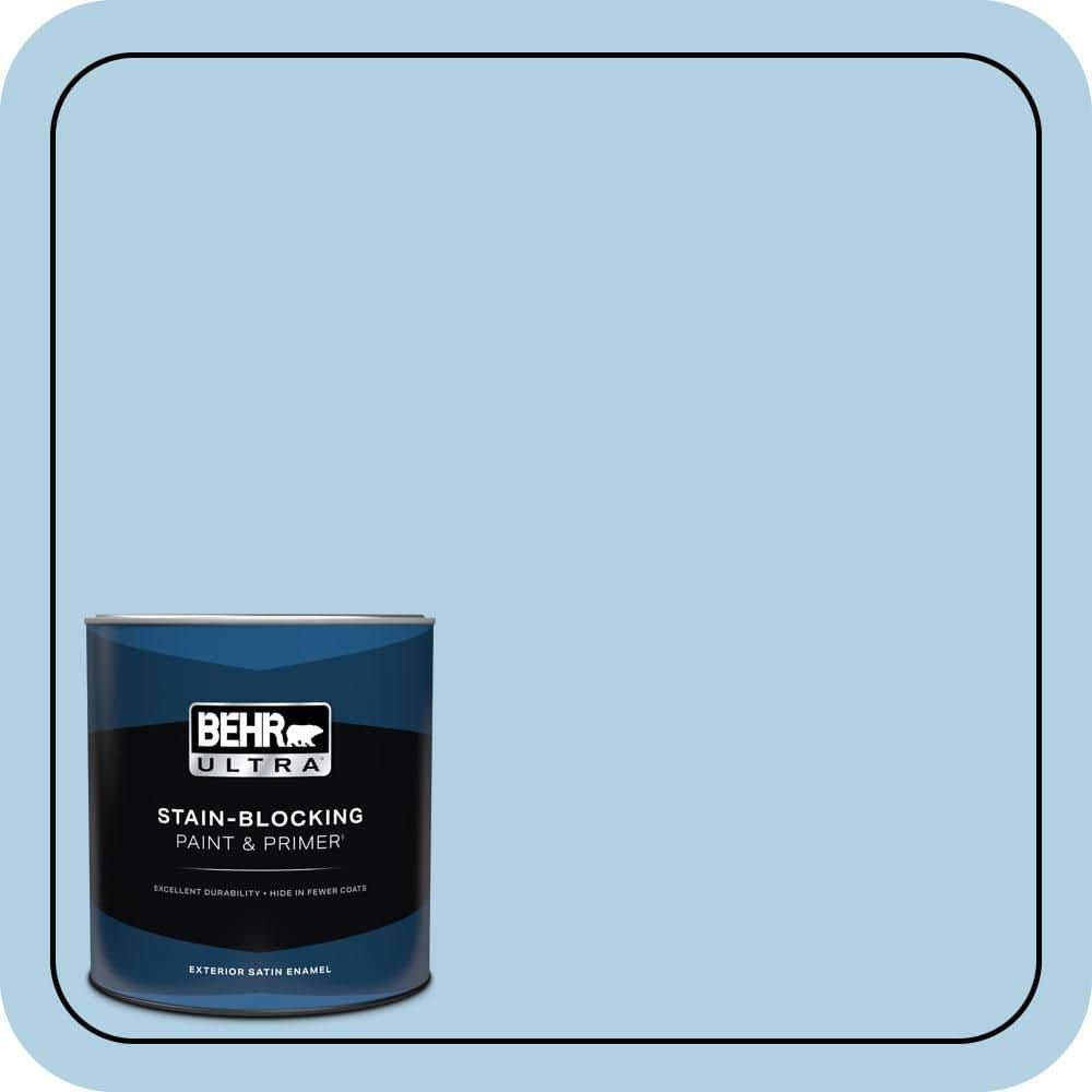 BEHR ULTRA 1 qt. #560C-3 Holiday Road Satin Enamel Exterior Paint & Primer