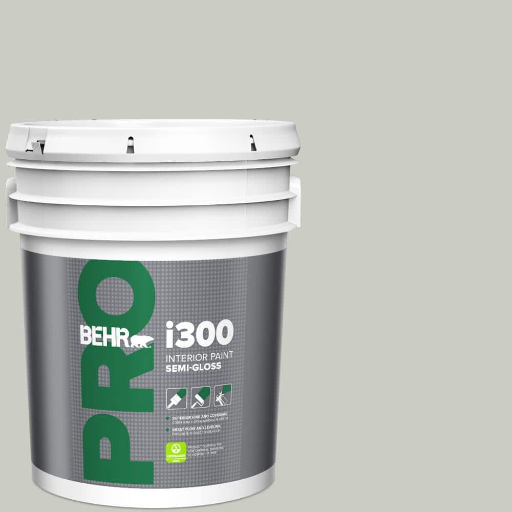 BEHR PRO 5 gal. #PPF-16 Paving Stones Semi-Gloss Interior Paint