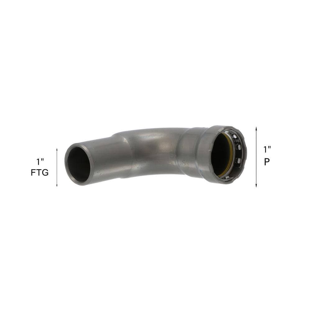 Viega MegaPressG Press FTG Carbon Steel 90-Degree Street Elbow (Gas Only) (2)