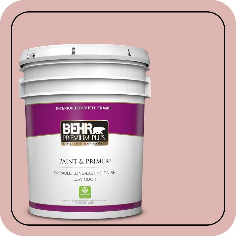 BEHR PREMIUM PLUS 5 gal. #S150-2 Tea Room Eggshell Enamel Low Odor Interior Paint & Primer