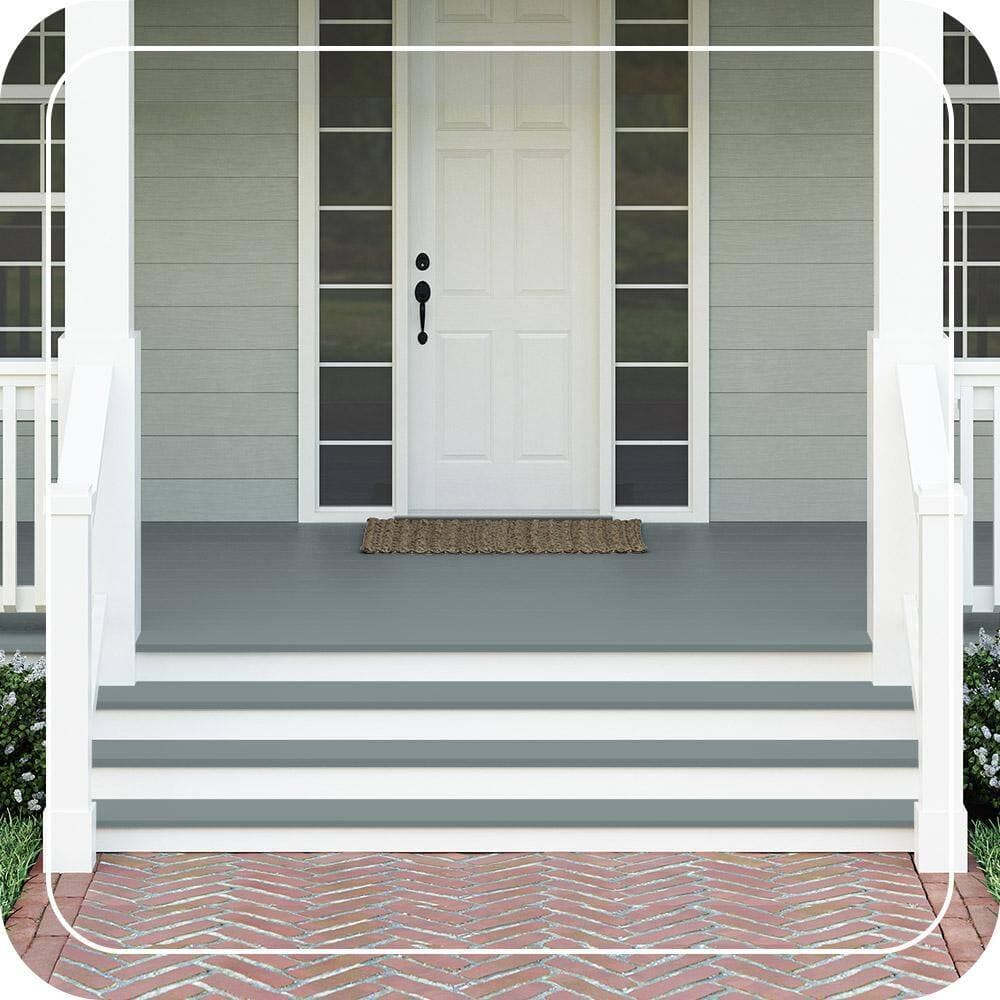 BEHR PREMIUM #MS-68 Textured Low-Lustre Enamel Interior/Exterior Porch and Patio Anti-Slip Floor Paint (2)