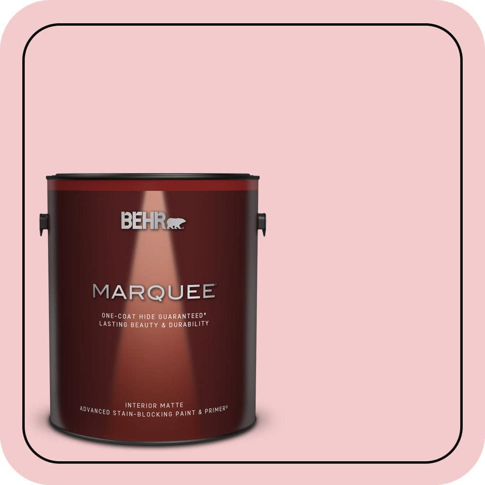 BEHR MARQUEE 1 gal. #P160-1 Angel Kiss Matte Interior Paint & Primer