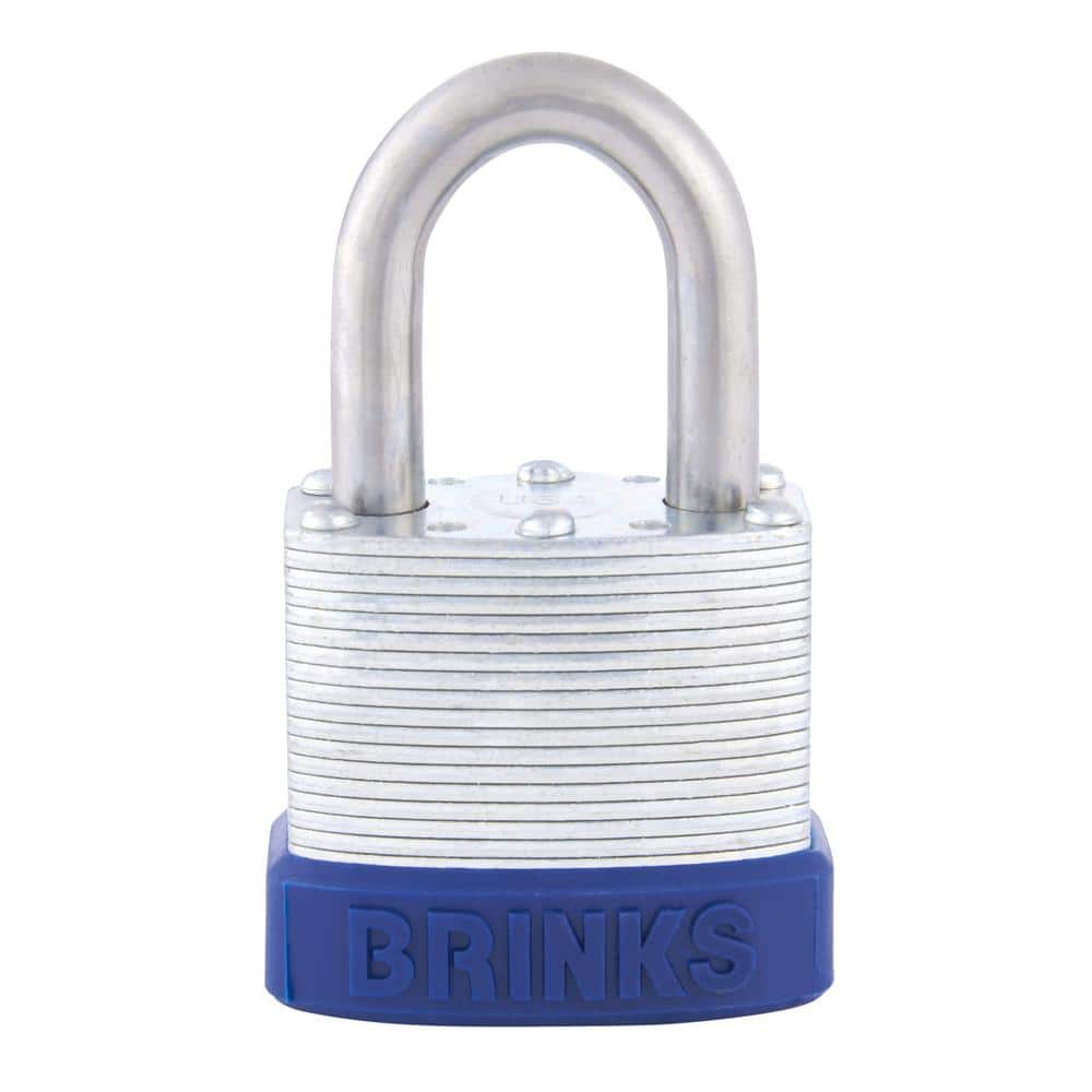 Brinks 1-1/8 in. (44 mm) Laminated Steel Keyed Padlock