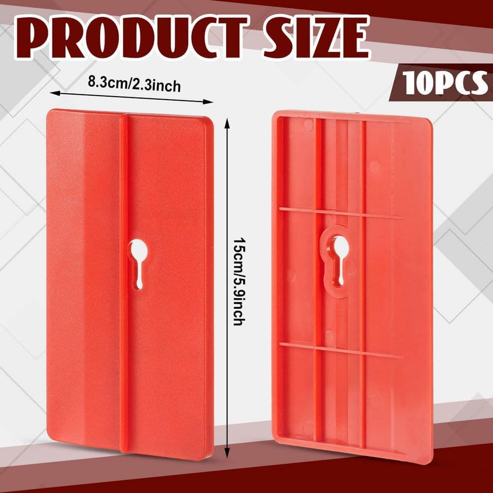 xinyoec 10-Pack Drywall Fitting Tool, Drywall Holder for Simple Operation Labor Saving and Easy, Supports the Board in Place (2)