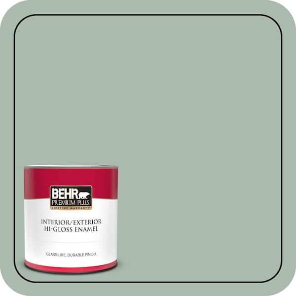 BEHR PREMIUM PLUS #PPU11-14 Zen Enamel Interior/Exterior Paint & Primer Color Sample (3)